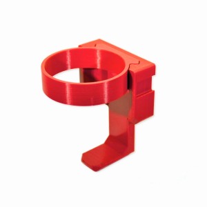 SilencerHolder Uchwyt magnetyczny na tłumik 45 mm - czerwony
